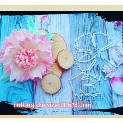 New Flowers Cutting Dies Stencil Template for Embossing DIY Scrapbooking Paper Album Gift Cards Making Scrapbooking Dies Metal