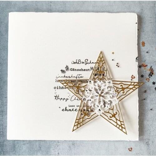 New Flower star decoration metal Cutting Dies Stencils DIY Scrapbooking Paper/photo Cards Embossing Dies