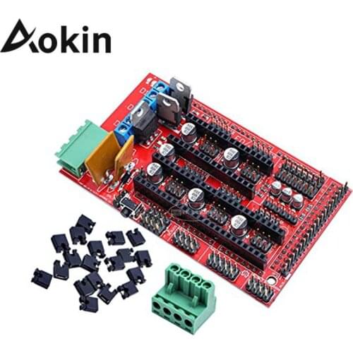 Aokin RAMPS 1.4 Control Panel 3D Printer Reprap Control Board For Arduino Mega 2560 Reprap Prusa Mendel