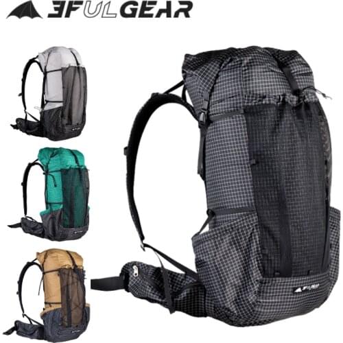 3F UL GEAR Qi Dian Pro Hiking Backpack ultralight Camping Pack Travel Backpacking Trekking Rucksacks 46+10L