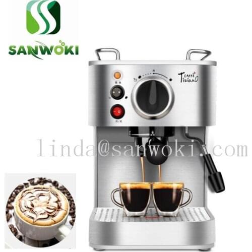 19bar Semi-automatic cappuccino espresso coffee machine steam coffee machine Latte Milk Foam Coffee Maker with milk frother
