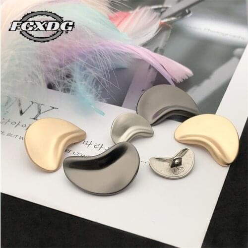 Moon Shape Big Button for Clothing Decorative Buttons for Overcoat Sewing Supplies and Accessories Buttons Dropshipping Center