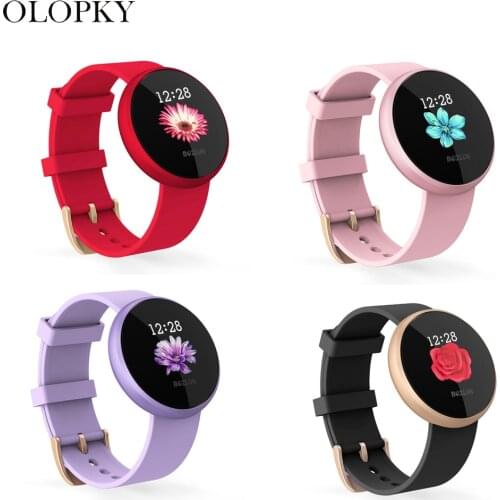 B36 Women Smart Watch Heart Rate Monitor Female Reminder Watches Ladies Wristband Sport Tracker Clock For Android IOS Phone