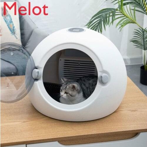 Pet Dryer Automatic Drying Baker Household Puppy Cat Bath Small Hair Blowing Artifact Water Blower Puppy Supplies