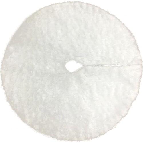 Tree Skirt Soft Comfortable to Touch Non Woven Fabric Christmas Exquisite Visual Effect Tree Skirt Base for Home