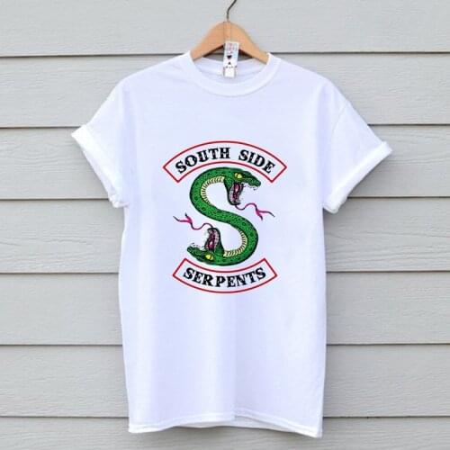 Womens T-shirt Riverdale Kawaii Harajuku Graphic T-shirt Ladies Streetwear Korean Aesthetics 90s Haut Femme T-shirt