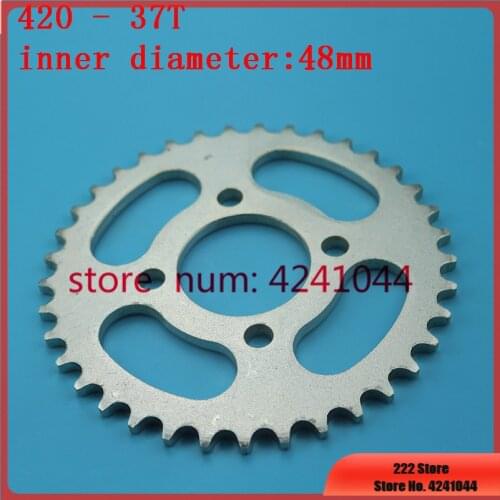 420 chain Sprocket Gear 37 T Tooth 48mm For Dirt Pit Bike Off Road Accessories Parts 50cc-125cc