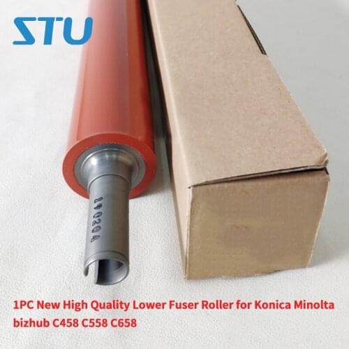 1PC New High Quality Lower Fuser Roller for Konica Minolta bizhub C458 C558 C658 BH C458 C558 C658 Lower Pressure Roller
