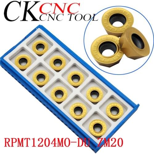 10pcs RPMT1204MO high quality carbide inserts turning tools RPMT 1204 lathe tool CNC tool turning insert DP5320 Milling Blade