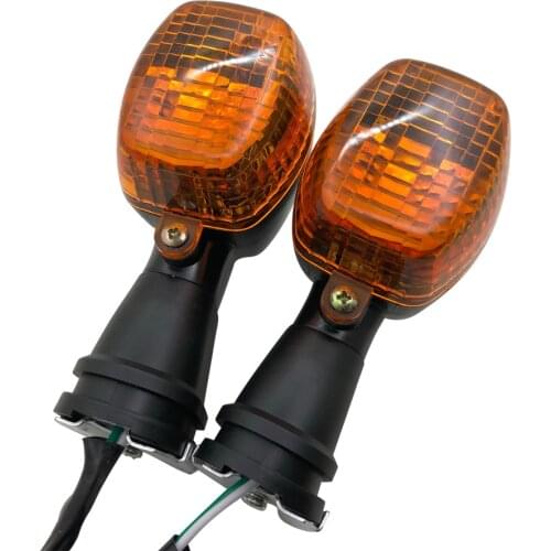 2PCS Front Motorcycle Turn Signal Light Indicator Lamp For kawasaki ZXR250 ZXR400 ZXR750 ZXR KLE 250/400/500 ZRX1200R ZRX1200S