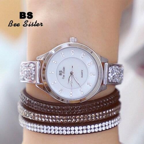 2020 Reloj Mujer New Fashion Women Watches Crystal Paved Bracelet Watch Quartz Watch Female Bracelet Wristwatch Relogio Feminino