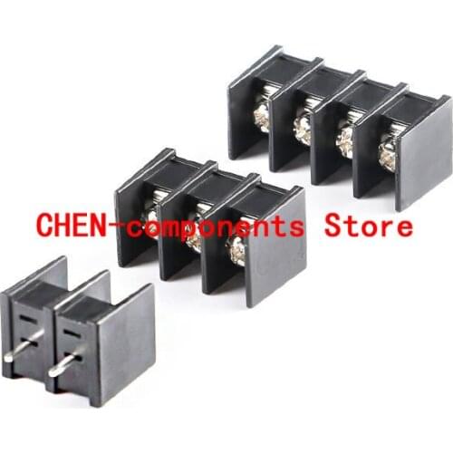 5pcs KF25C-7.62-2P/3P/4P in-line 7.62mm pitch fence type terminal middle pin