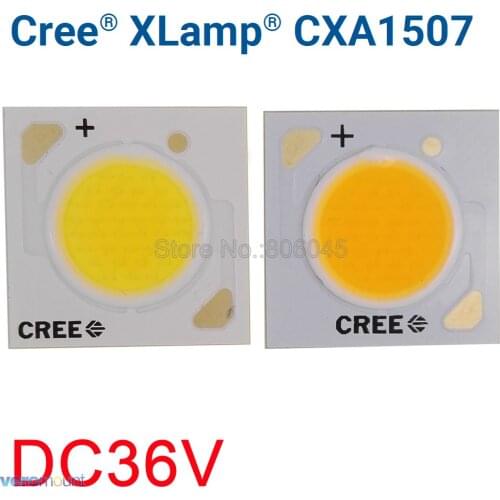 5pcs Cree XLamp CXA 1507 CXA1507 EasyWhite Warm White DC36V 15W Ceramic COB Chip Diode LED Array with or without Holder