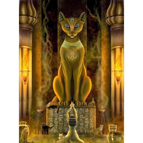 NEW 5D DIY Diamond Painting Egyptian pharaoh Paint With Diamond Embroidery Cross Stitch Needlework Full Rhinestone Decoration