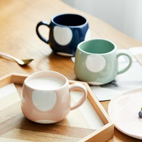 CHANSHOVA 330ml Ceramic Drinking cup modern style cute coffee mugs teacup Personality Chinese porcelain H601