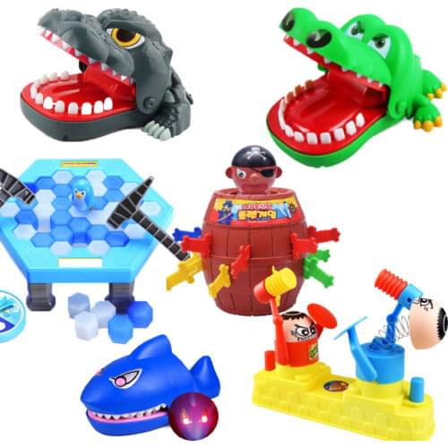 Children adult toys Biting Finger Crocodile Parent-child Interactive Toys Family joke Desktop Party Games for kids Gift
