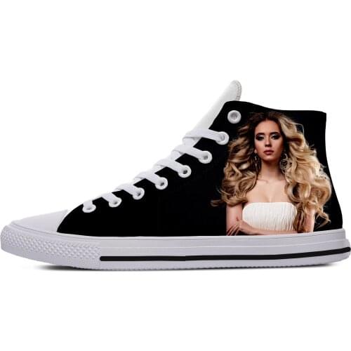 2019 hot fashion 3D Mia Wasikowska High Sneakers for men/women high quality 3D printing handiness casual shoes