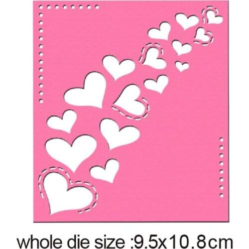 Heart frame Metal Cutting Dies Stencils 2020 new carft Scrapbooking Photo Album Decoration Embossing Paper Card making die cut