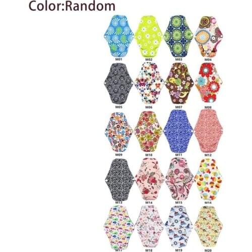 Reusable Women Bamboo Charcoal Cloth Washable Menstrual Pad Leak-Proof Night Sleep Sanitary Napkin Nappy Towel Pad set