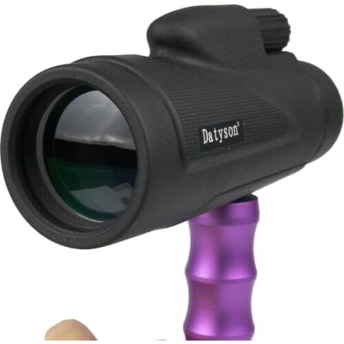 12x50 Monocular Telescope Multi-coated Waterproof Spotting Scope with Handheld Adapter Hand Grip Handlesd for Camping Travel