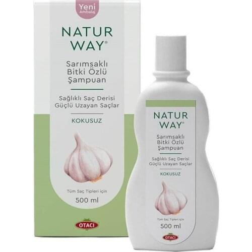 Naturway Garlic Strengthening Herbal Shampoo 500Ml aesthetic health beauty woman herbal organic natural skincare cosmetics