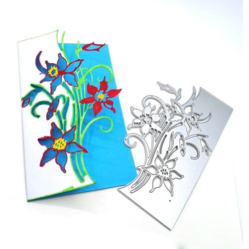 Julyarts Flowers Card Cover Metal Cutting Dies for Scrapbooking New 2021 for Card Making DIY Scrapbooking Cardstock Die Cut