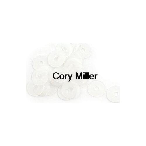 Plastic Spacer Insulation Gasket Ring Flat Washers 5mmx18mmx0.9mm