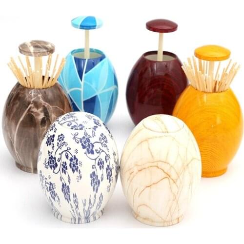 Toothpick Bucket Portable Push-type Toothpick Holder Automatically Pops Up Home Living Room Restaurant Hotel Toothpick Holder