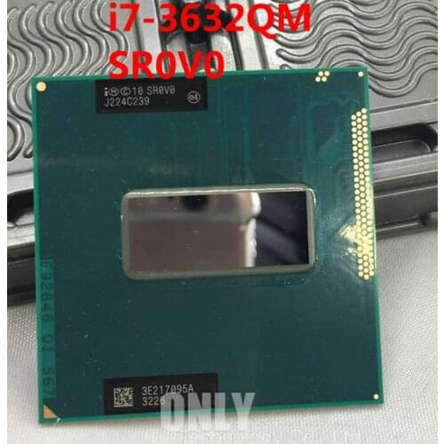 Free shipping Intel CPU SR0V0 i7-3632QM Intel Core i7 Mobile Chip central processor 2.2GHZ 6MB SROVO I7 3632QM