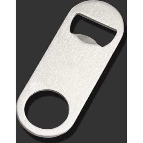 Mini Durable Beer Bottle Opener Stainless Steel Flat Speed Bottle Cap Opener Remover Bar Blade Kitchen Tool F20173947