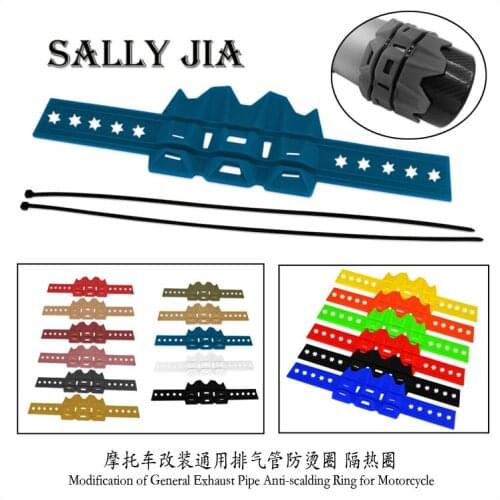 Motocross Rubber Exhaust Muffler Silencer Protector Guard Dirt bike ATV For Honda Yamaha Suzuki Kawasaki KTN BMW Cruiser Chopper