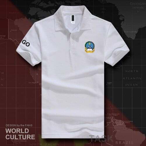 Republic of Angola Angolan AGO polo shirts men short sleeve white brands printed for country 2018 nation team flag new casual 20
