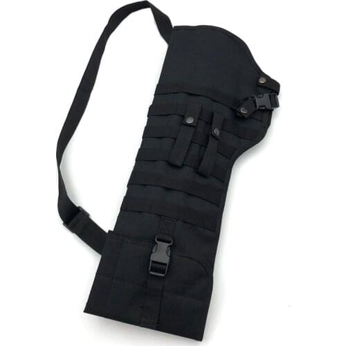 Tactical Shotgun Scabbard Holster Molle Rifle Sling Case Bag for Outdoor Hunting