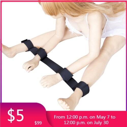 Ockered Adult Products One-word Bondage Straps Handcuffs Tied Up and Tied Up Leg Straps One-word Handcuffs and Handcuffs