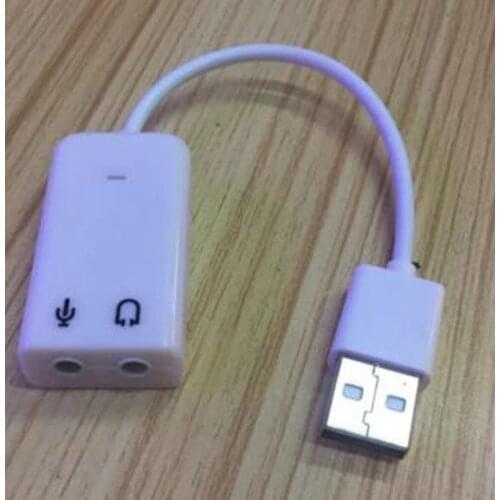 USB 2.0 Virtual 7.1 Channel 3D External USB Sound Card Audio Adapter for Windows XP Win 7 8 Linux Vista Mac OS