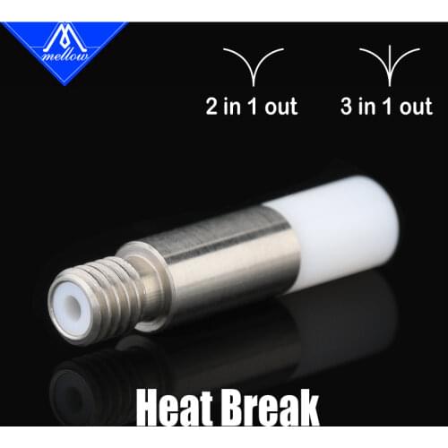 3D Printer parts ptfe tube 2 In 1 Out 2 colors Hotend TC-02 Hotend Throat/3 in 1 out Multi-color 3 Colors Hotend THC-01 Pipe