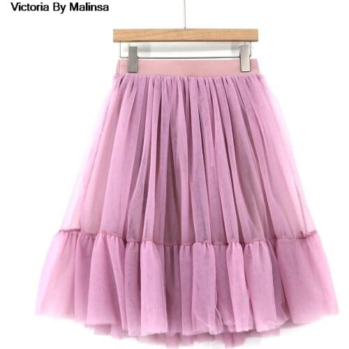 Custom Women Tulle Skirt Woman Lace secret Pink Knee Length Empire Girls Tutu Plus Size Tulle Skirts zipper XXXXL