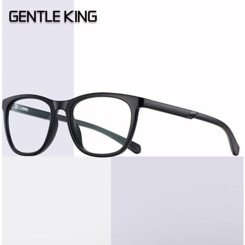 GENTLE KING Vintage Anti Blue Ray Glasses Frame Women Reading Goggle Blue Light Glasses Computer Transparent Optical Eyewear