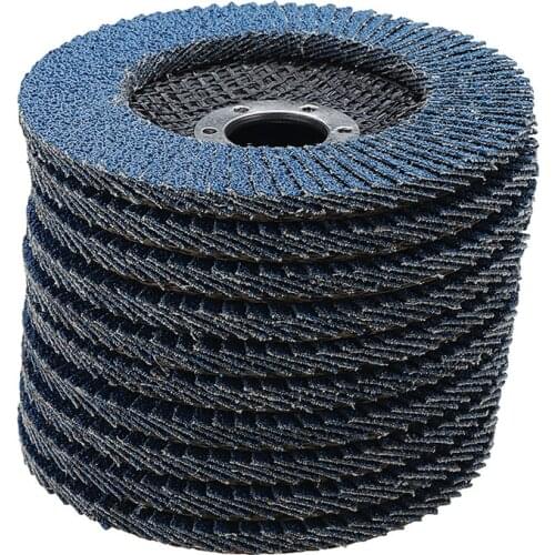 10Pcs 4.5 Inch 115mm Sanding Discs Premium Zirconia Flap Disc Grinding Wheel 40-120 Grit Grinding Wheels Blade For Angle Grinder