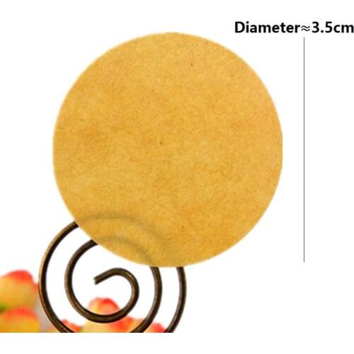 100PCS/Lot New Vintage Round design Blank Sealing sticker DIY note label phone sticker