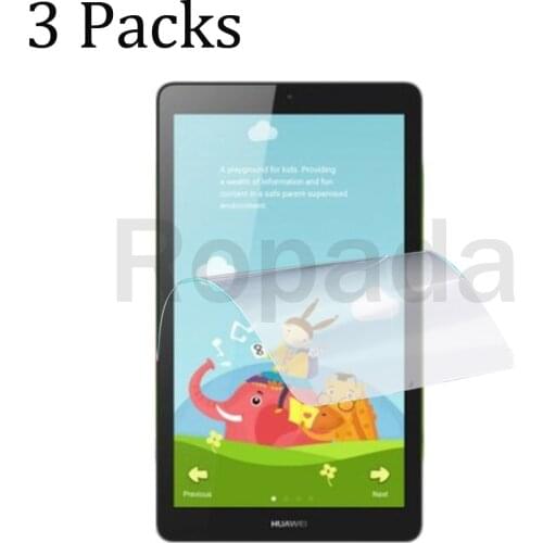 3 Packs soft PET screen protector for Huawei mediapad T3 8.0 protective tablet film