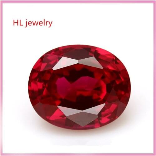 5# Synthetic Red Corundum Loose stone For necklaces, rings, earrings, bracelets, jewelry inlaid stone for Jewelry