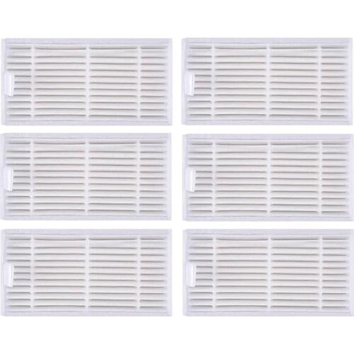 6PCS Sponge Hepa Filter Robot Vacuum Cleaner Parts for Chuwi Ilife V55 V50 V5 V5S V3 V3S V50 Pro X5 Accessories