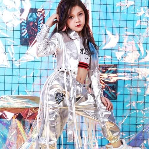 Childrens jazz dance costumes girls drumming costumes boys and girls hip hop dance costumes kids stage costume
