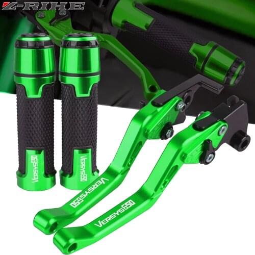 For KAWASAKI VERSYS650 VERSYS 650 650CC 2006 2007 2008 Motorcycle CNC Brake Clutch Levers Handlebar Knobss Hand Handle Bar Grips