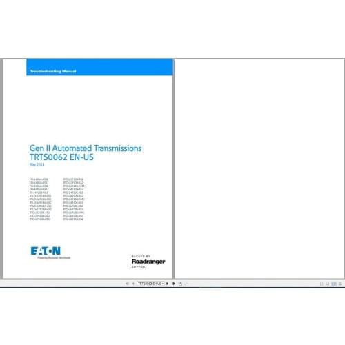 Eaton Transmission PDF 3.14GB Service Manual Full DVD