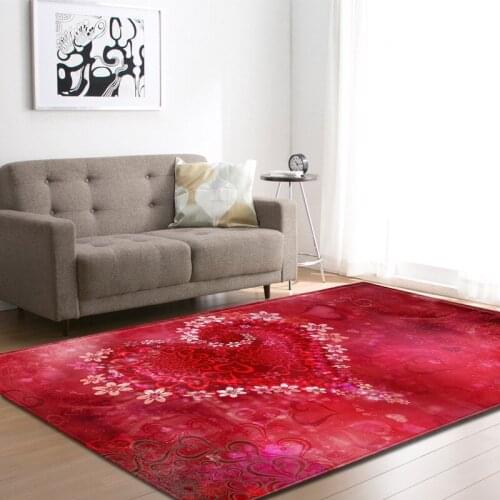 Nordic Style Carpets heart-shaped print Living Room Home Decor Rugs Bedroom Carpets Coffee Table Mats Kids Play Large Area Rug