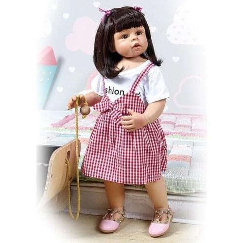Bebes doll with 70CM artist desgin toddler doll lifelike ball jointed doll children clothes model collectible art doll