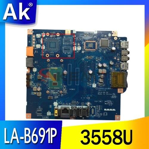 LA-B691P UMA 3558U motherboard fit for Lenovo C20-30 C2030 ALL IN ONE PC mainboard