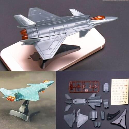 Chengdu J-20 4D Fighter Assembly Airplane Model Puzzle Building